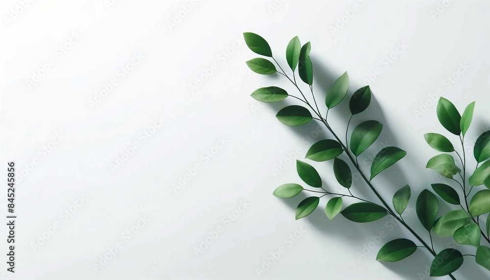 Creative layout of colorful riskus leaves on a white background, Minimal summer exotic concept with copy space. Creative layout of colorful riskus leaves on a white background, Minimal summer exotic concept with copy space.