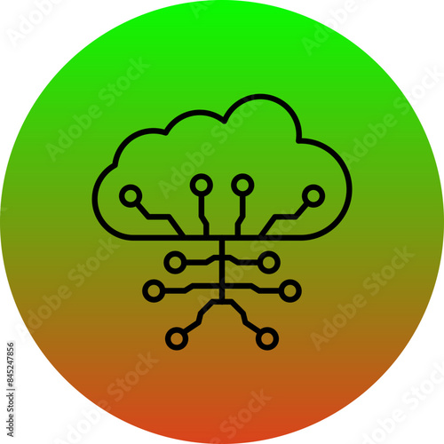 Cloud computing Icon