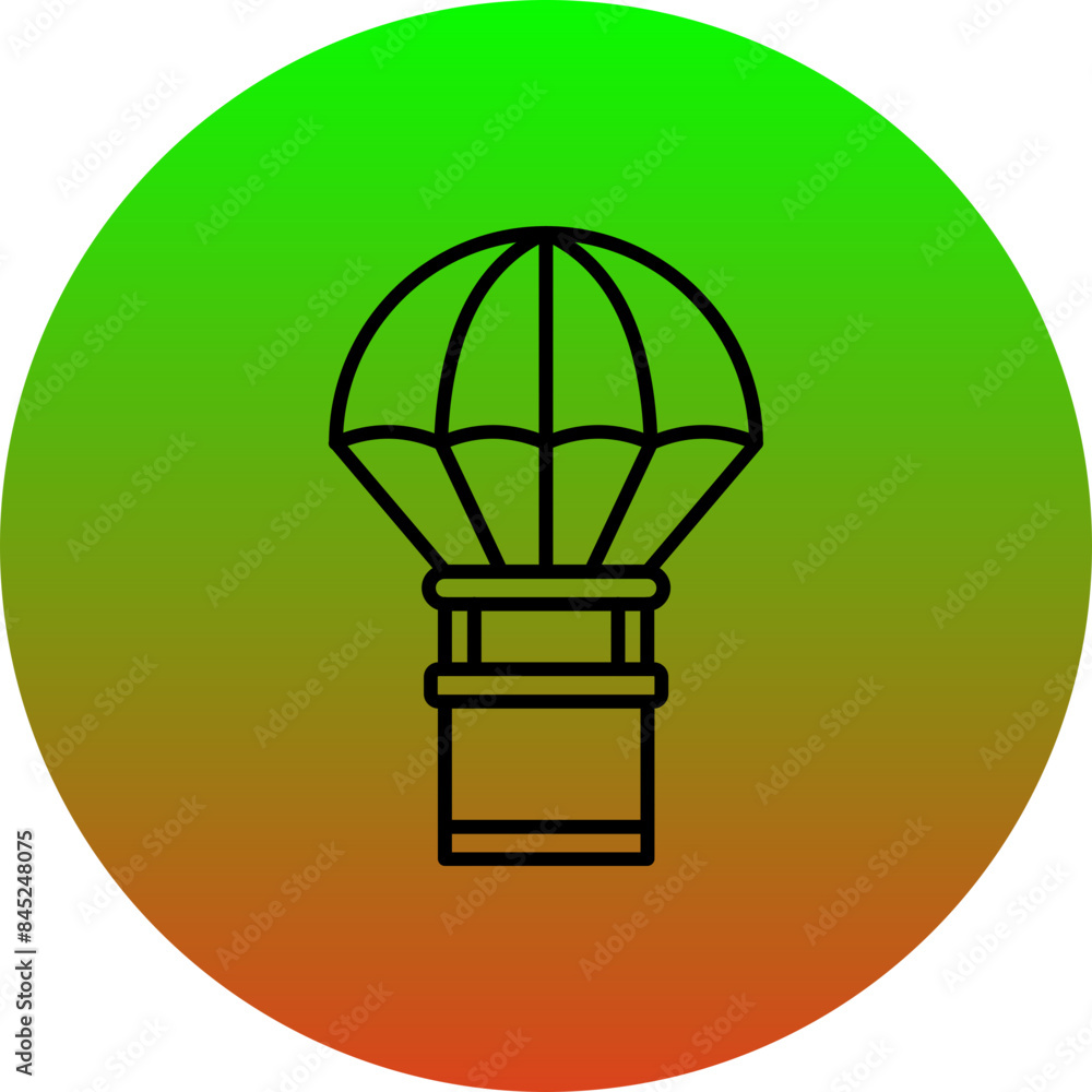 Obraz premium Parachute Icon