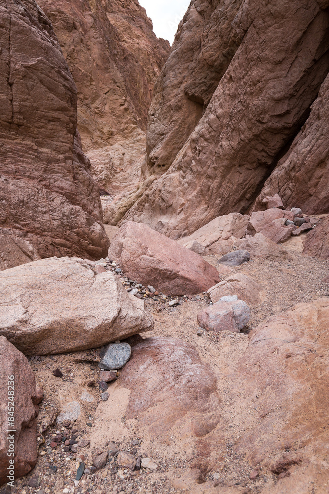 Fototapeta premium Wadi El Veshwash canyon in Sinai Peninsula