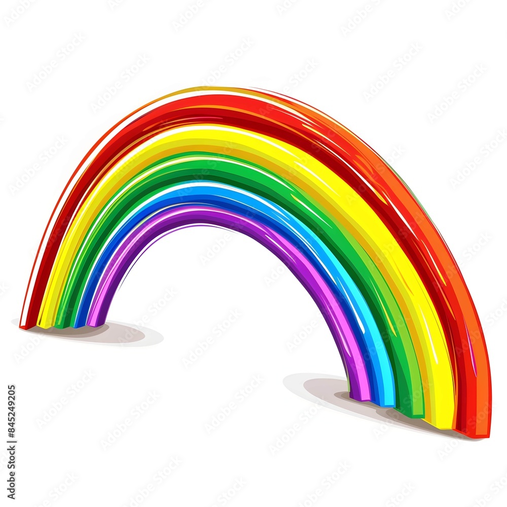 Obraz premium pride rainbow clipart isolated on white background