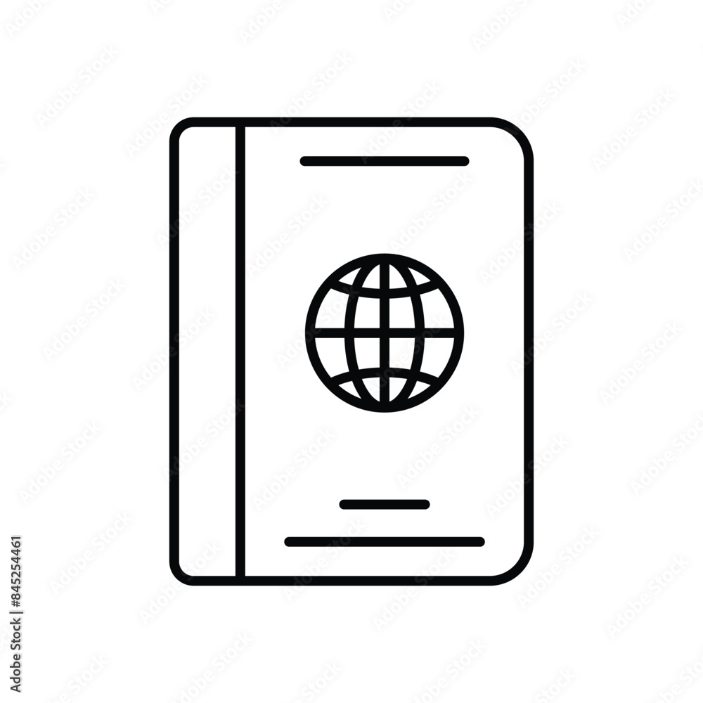 Passport vector icon Passport vector icon