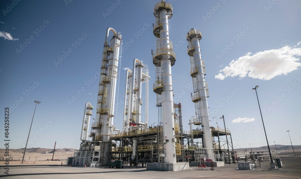 Industrial Complex under a Clear Sky Industrial Complex under a Clear Sky