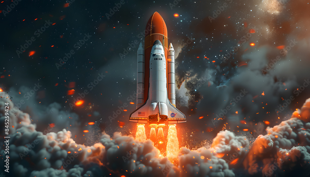 Obraz premium space background