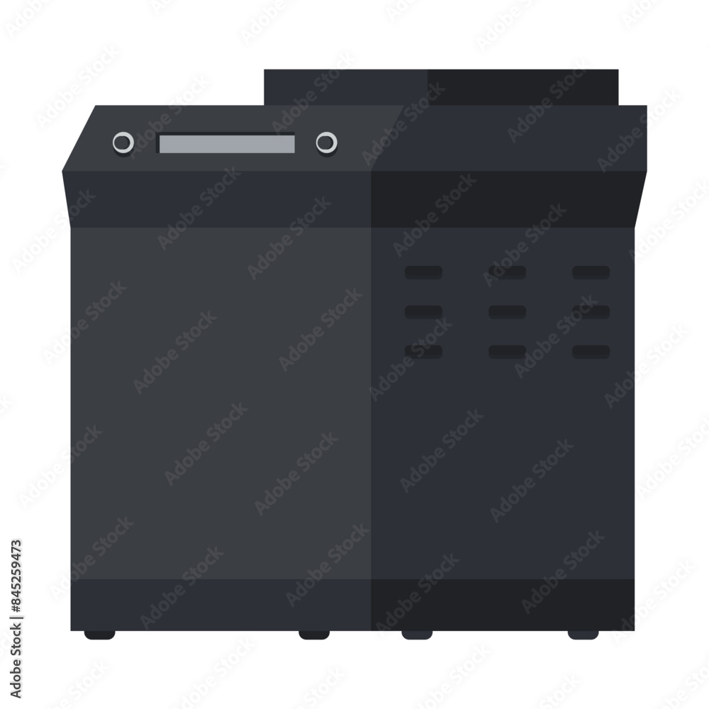 Home bread baker vector cartoon illustration isolated on a white background. Home bread baker vector cartoon illustration isolated on a white background.