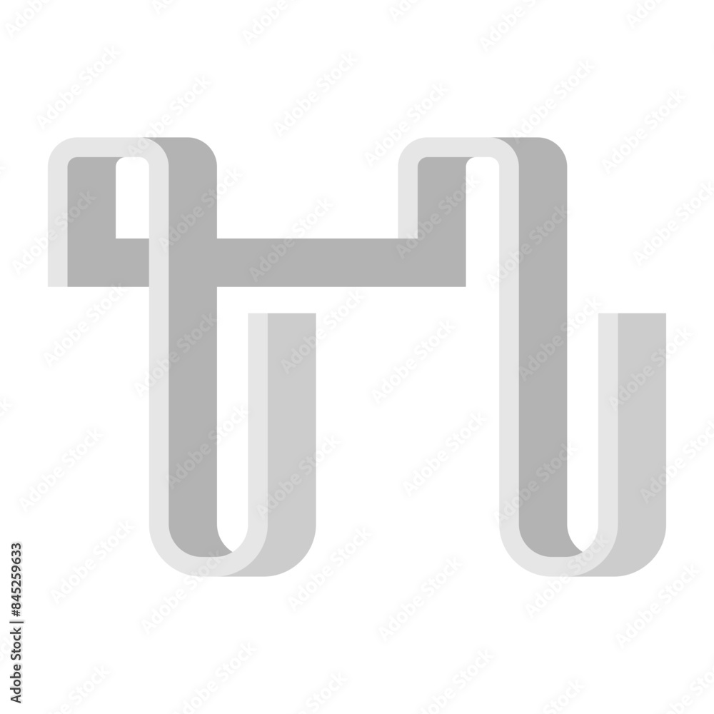 Door hook white vector cartoon illustration isolated on background. Door hook white vector cartoon illustration isolated on background.