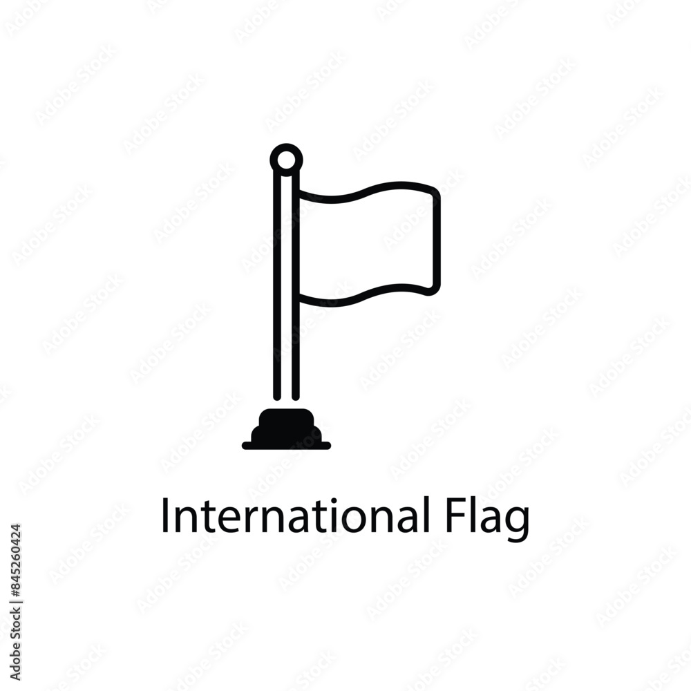 International Flag vector icon International Flag vector icon