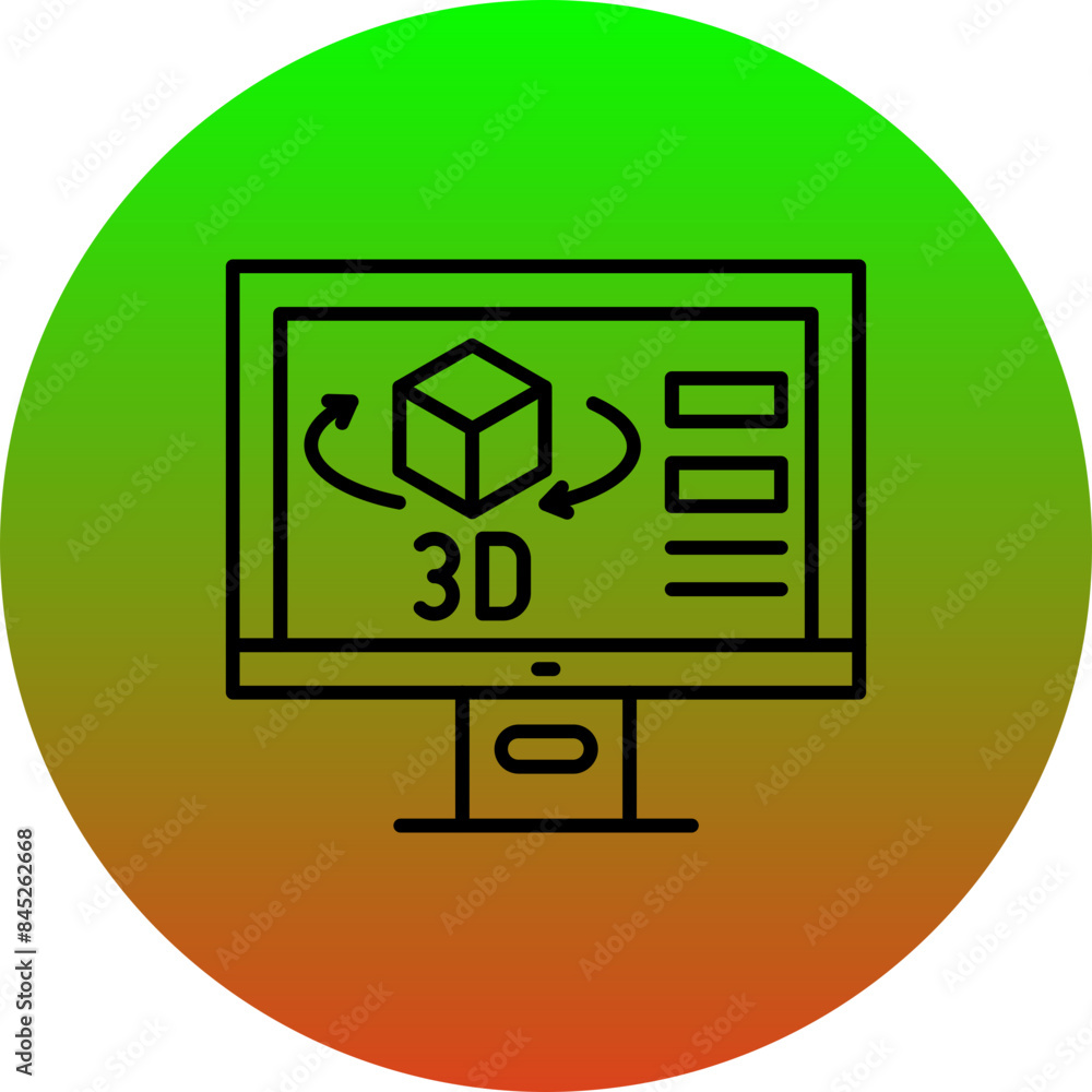 3D design Icon 3D design Icon