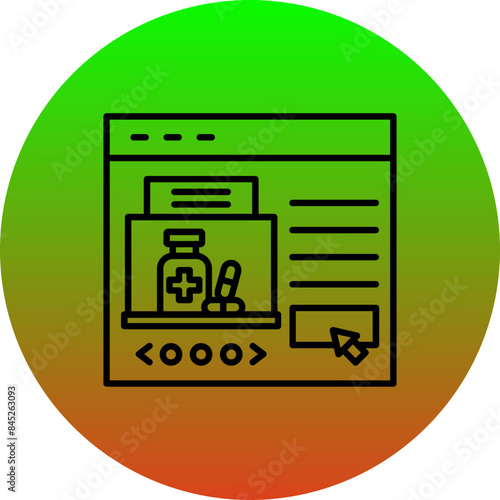 Online pharmacy Icon