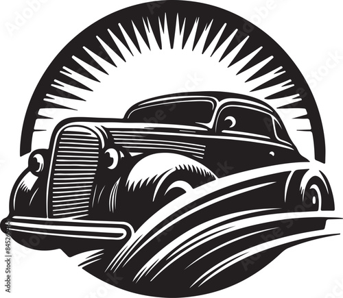 A beautiful car looks good