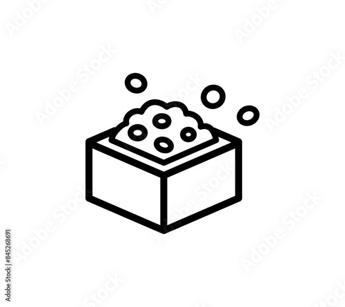 シンプルな福豆のイラスト
