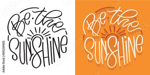 Cute hand drawn doodle lettering quote. Lettering for t-shirt design, mug print, bag print, clothes fashion. 100% hand drawn vector image.