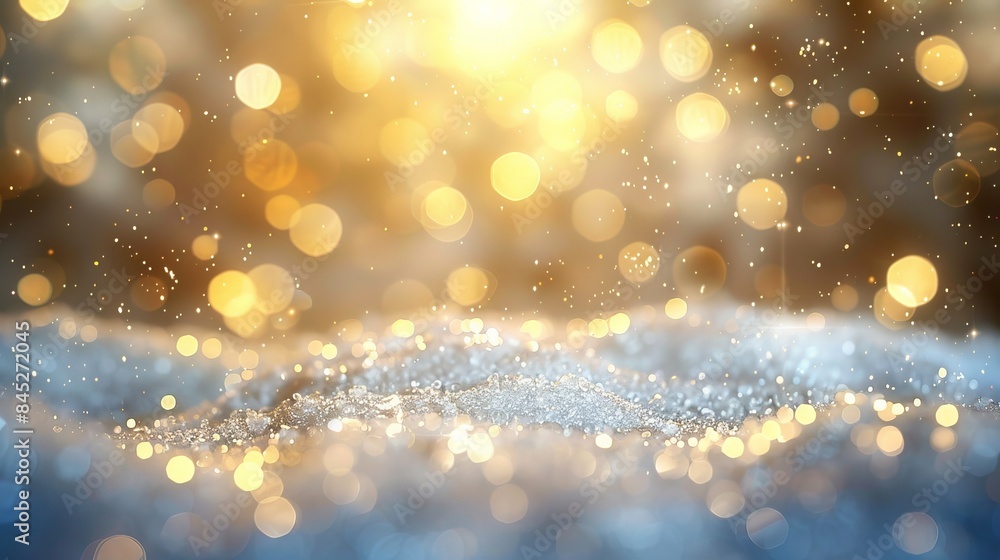 Warm Christmas Golden Lights with Bright Glow Bokeh Background for Festive Holiday Celebrations and Seasonal Designs Warm Christmas Golden Lights with Bright Glow Bokeh Background for Festive Holiday Celebrations and Seasonal Designs