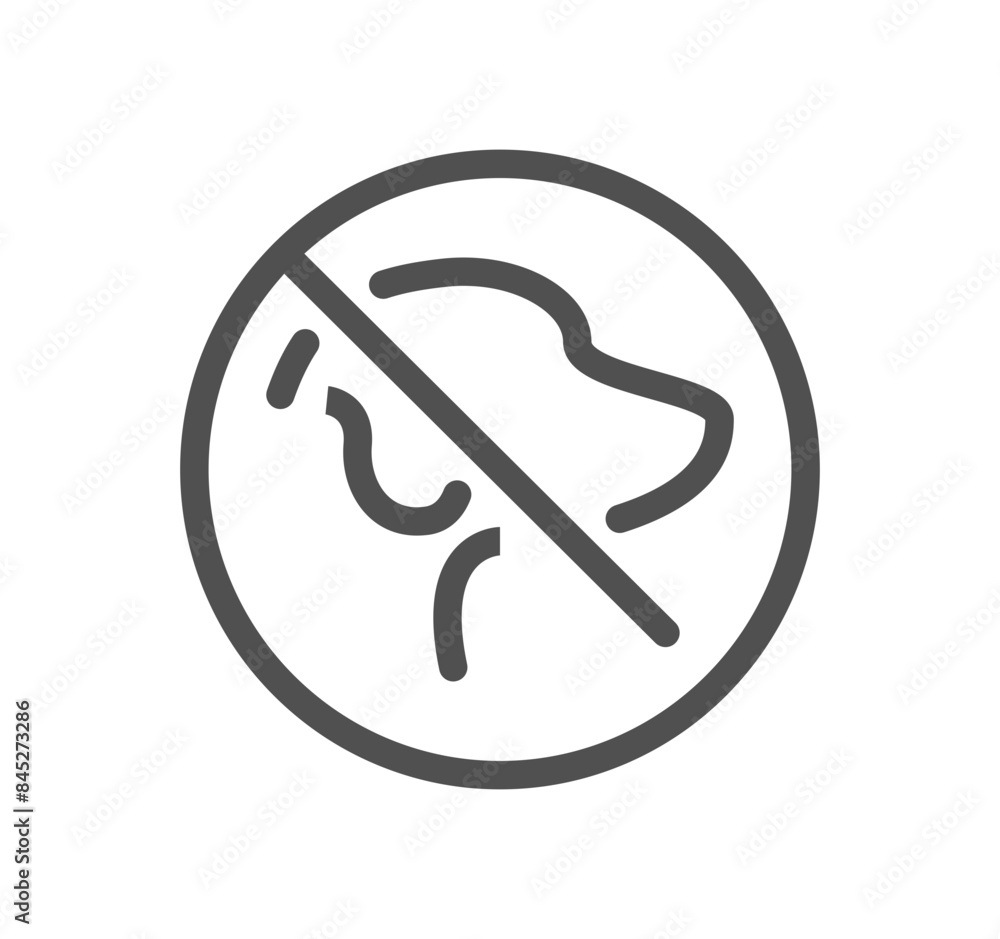 Service pet related icon outline and linear vector. Service pet related icon outline and linear vector.