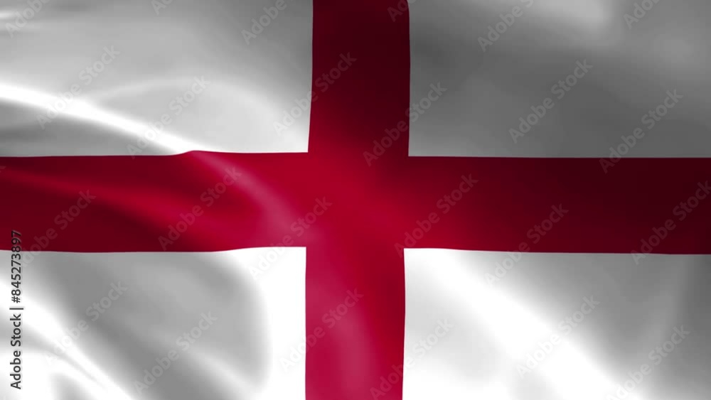 The flag of England in the wind. Detailed fabric texture. The flag of England in the wind. Detailed fabric texture.