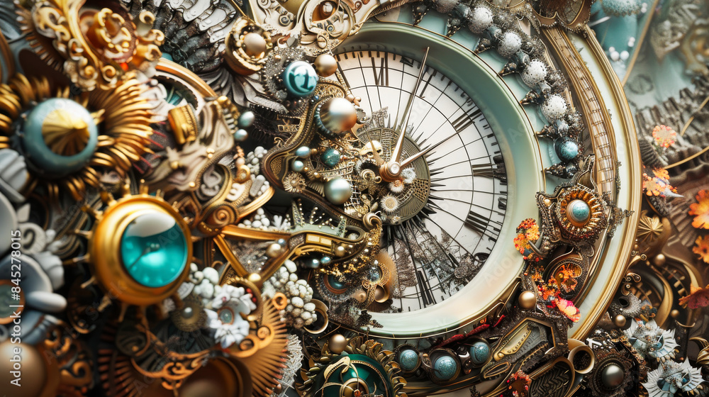 Abstract surreal time related composition Abstract surreal time related composition