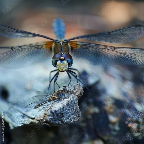 close up of a dragonfly