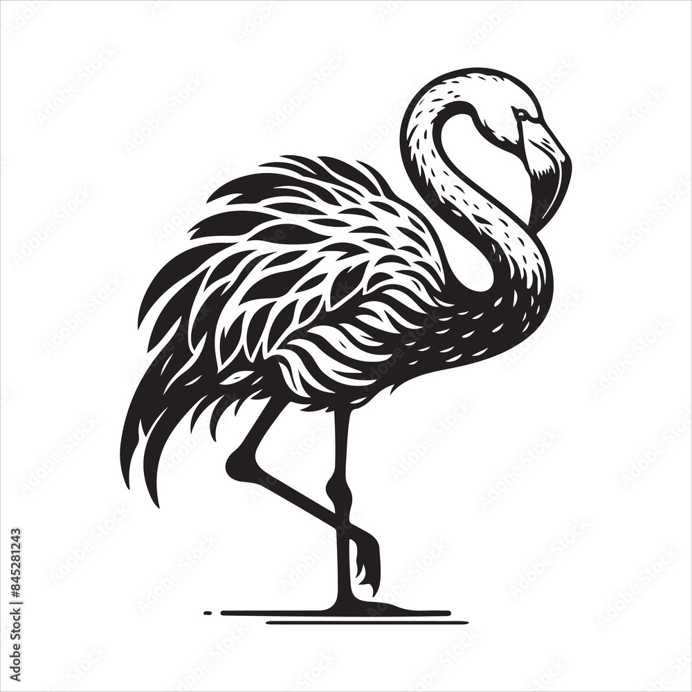 Obraz premium Female Chilean Flamingo