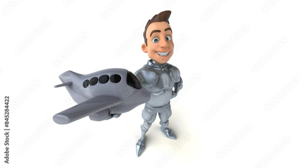 Fun 3D cartoon knight with alpha channel Fun 3D cartoon knight with alpha channel