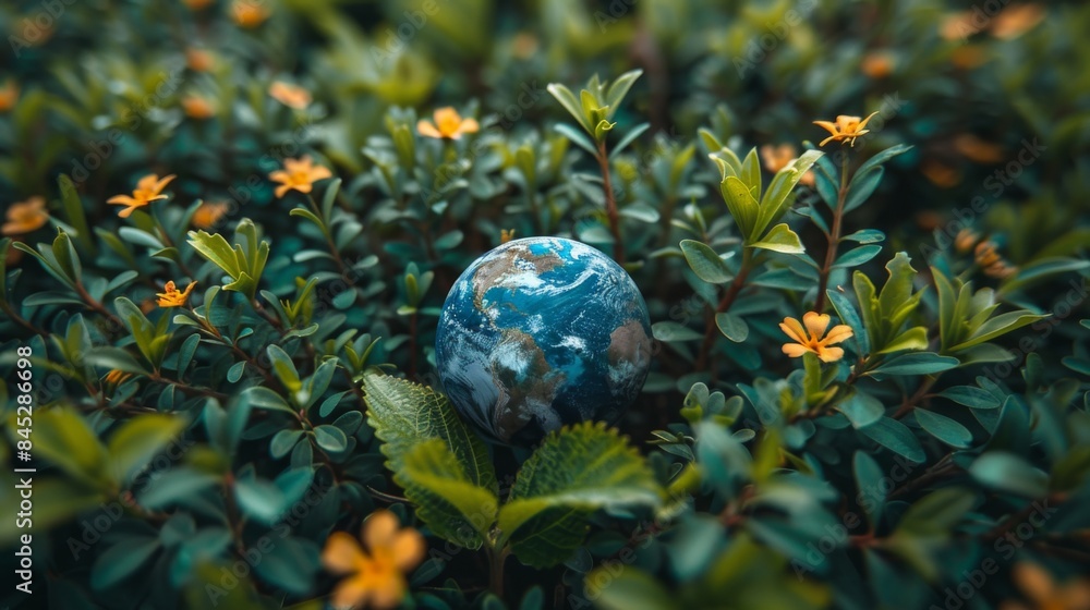 A small blue ball representing Earth A small blue ball representing Earth