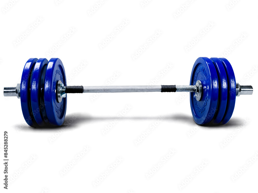 barbell on transparent background - generative ai illustration barbell on transparent background - generative ai illustration