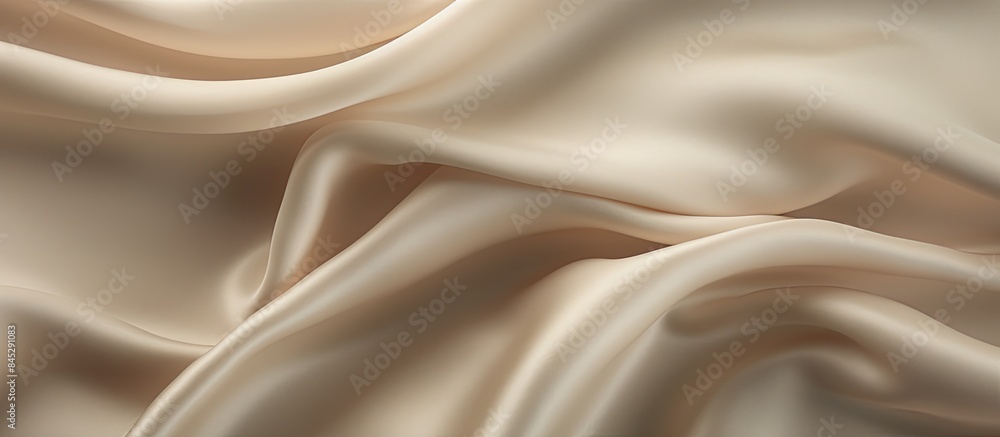 Fototapeta premium Textured cloth surface with an undercoat providing a blank space for design and allowing for copy and text placement The background is deliberately designed for this purpose
