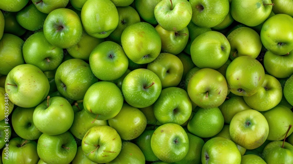 Green Apple Background, pile of green apples Green Apple Background, pile of green apples