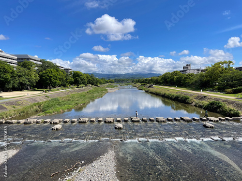 初夏の京都鴨川