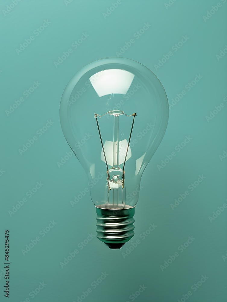 Brainstorming concept with a light bulb and copyspace Brainstorming concept with a light bulb and copyspace