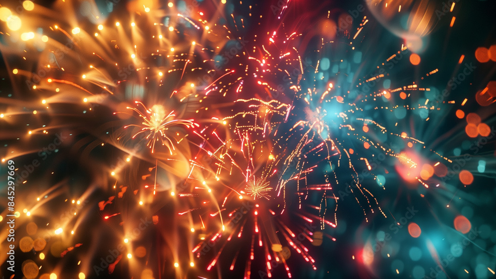 A Fireworks Show in Full Bloom A Fireworks Show in Full Bloom