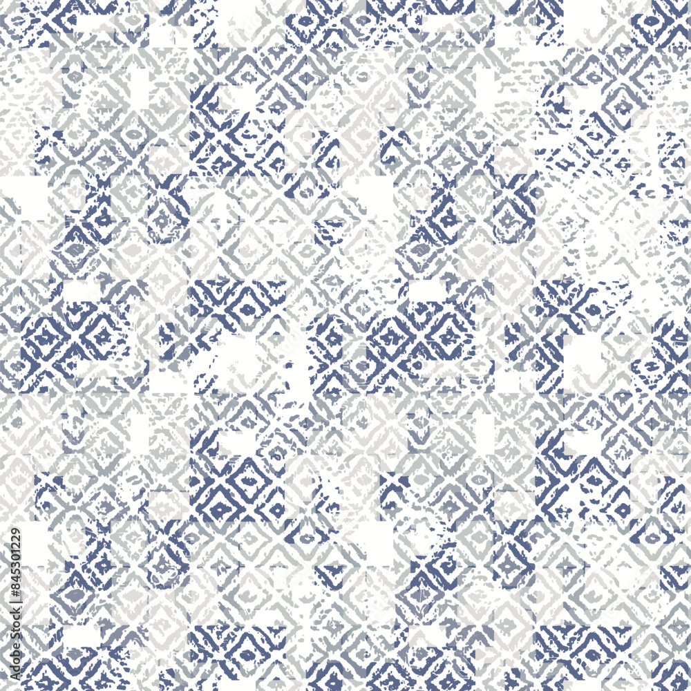 Geometric lines seamless pattern. blue vector texture with thin diagonal stripes, lines, chevron, zigzag. Abstract blue and white graphic background. Geometric lines seamless pattern. blue vector texture with thin diagonal stripes, lines, chevron, zigzag. Abstract blue and white graphic background.