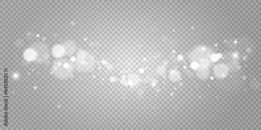 Blurred bright abstract bokeh on a transparent background.Light effect.Dust.Background. Blurred bright abstract bokeh on a transparent background.Light effect.Dust.Background.