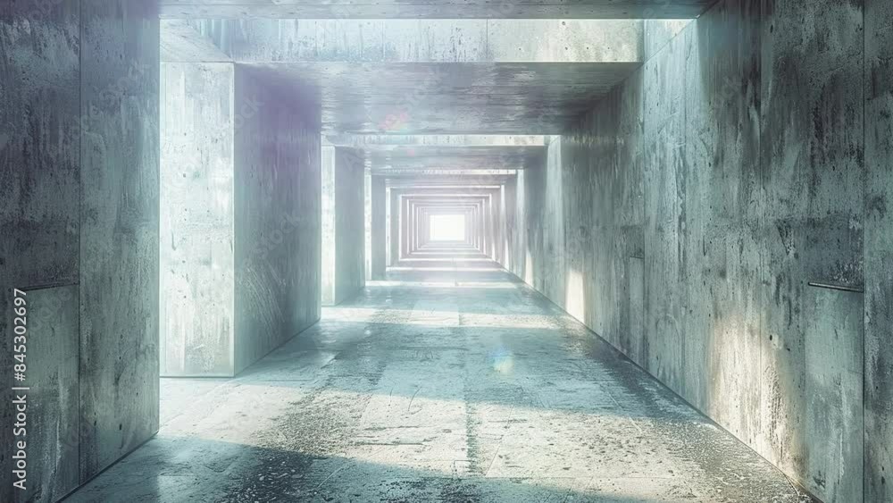 Abstract Architecture. 3d rendering of dark abstract architecture with empty concrete floor. 3d rendering. 4K Videos Abstract Architecture. 3d rendering of dark abstract architecture with empty concrete floor. 3d rendering. 4K Videos