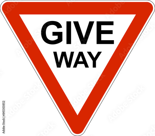 Free Download Sign yield. Sign give way. Reduce speed and give way to other vehicles. Caution, intersection. Diamond road sign. Rhombus road sign. Warning road sign. - GFXLoad