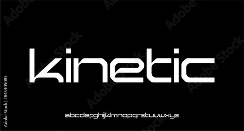 MODERN FUTURISTIC TECHNOLOGY SCI FI FONT VECTOR TYPEFACE
