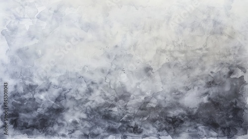Background with a gray watercolor texture on paper