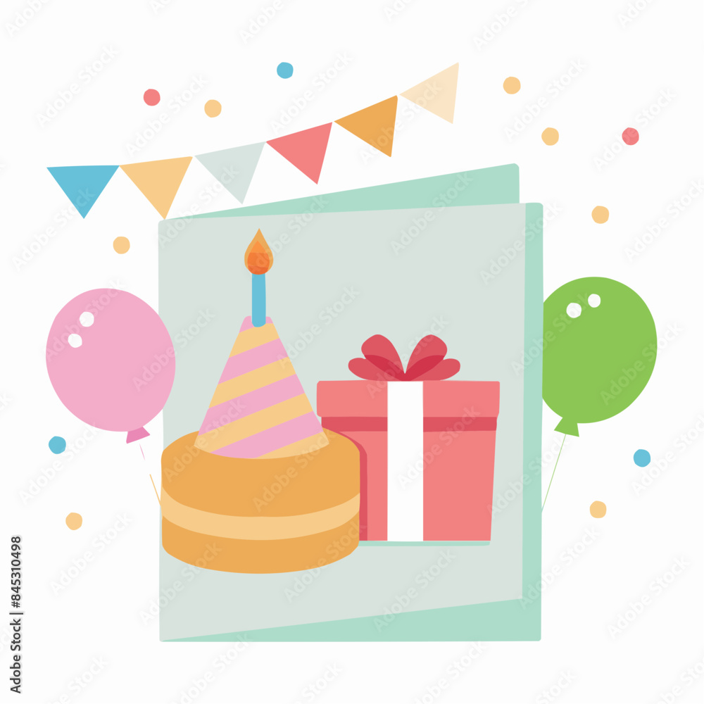 birthday cake with candles and balloons birthday cake with candles and balloons