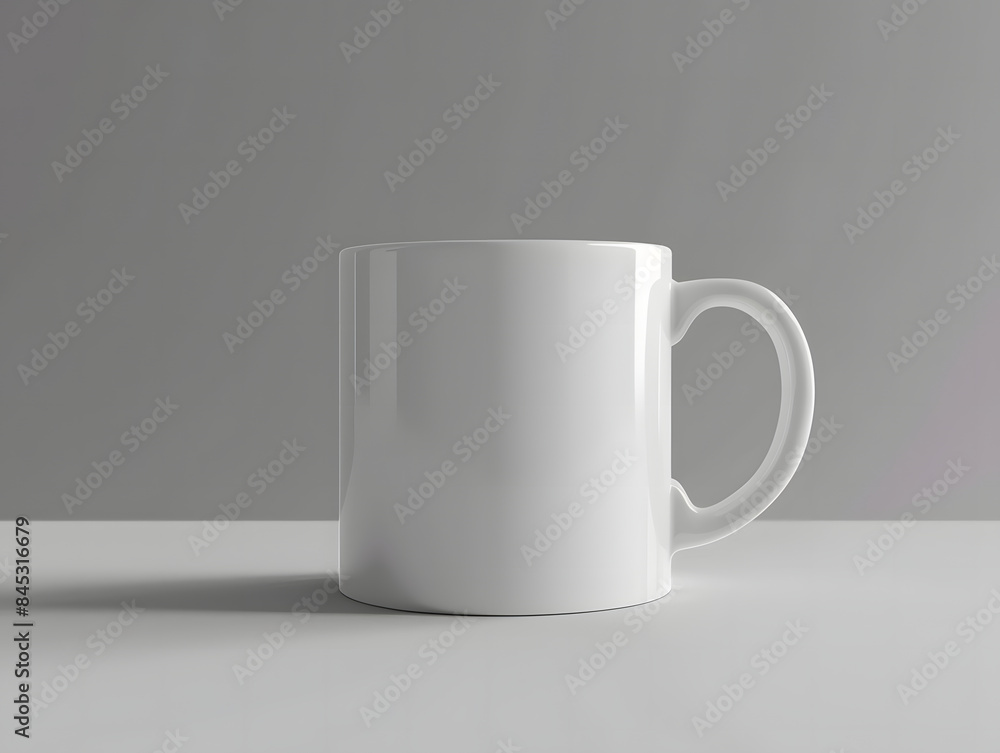 Blank mug mock-up with isolated background Blank mug mock-up with isolated background