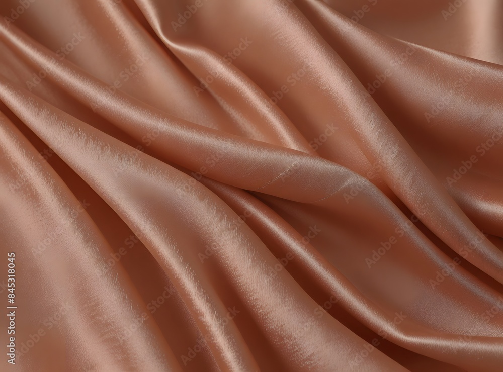 Soft pink silk drapery with a luxurious sheen Soft pink silk drapery with a luxurious sheen