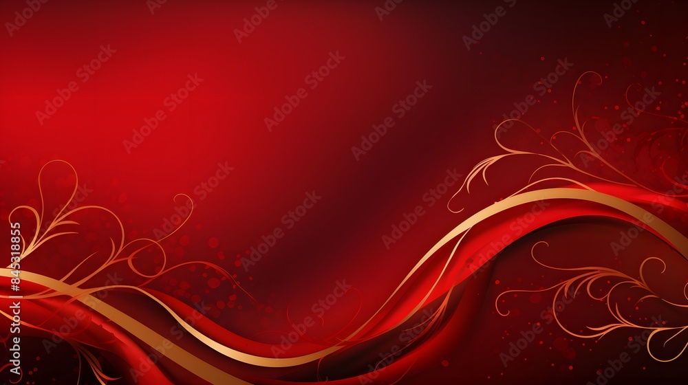 Red background with a wave pattern Red background with a wave pattern