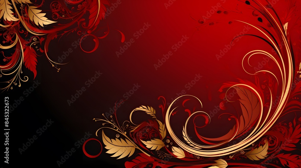 Red background with a wave pattern Red background with a wave pattern