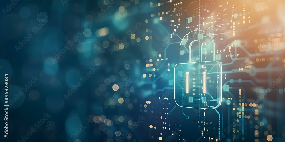 Protect digital information with secure login data encryption and network security measures. Concept Digital Privacy, Strong Passwords, Data Encryption, Network Security, Cybersecurity Measures Protect digital information with secure login data encryption and network security measures. Concept Digital Privacy, Strong Passwords, Data Encryption, Network Security, Cybersecurity Measures