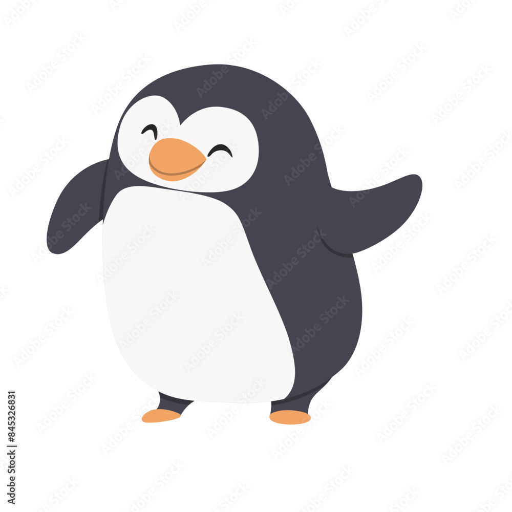 Obraz premium cute penguin illustration
