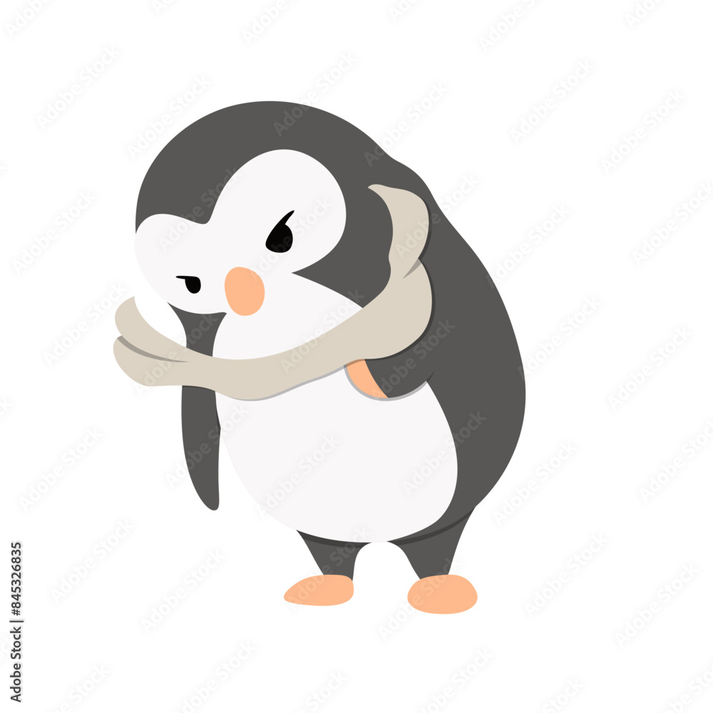 Obraz premium cute penguin illustration