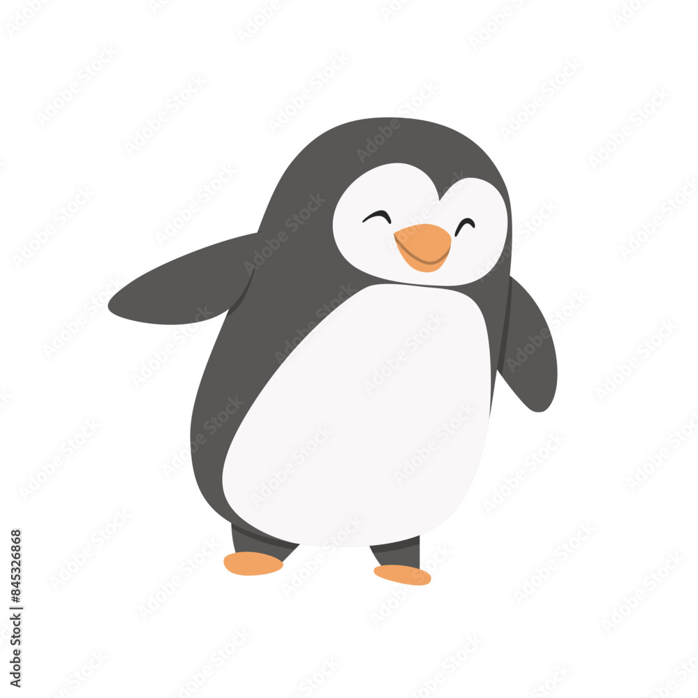Fototapeta premium cute penguin illustration