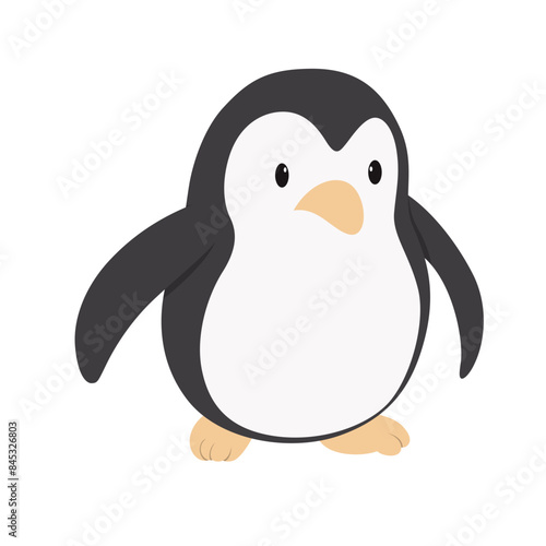 cute penguin illustration