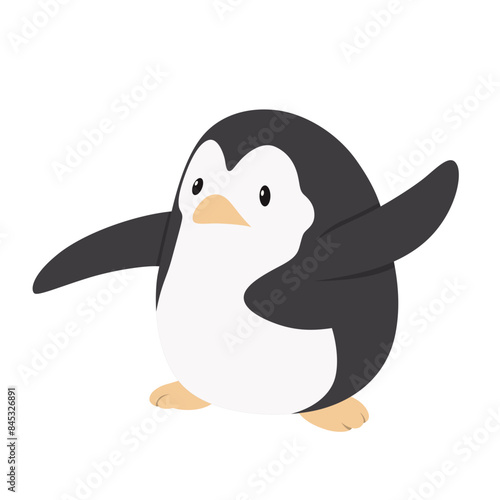 cute penguin illustration