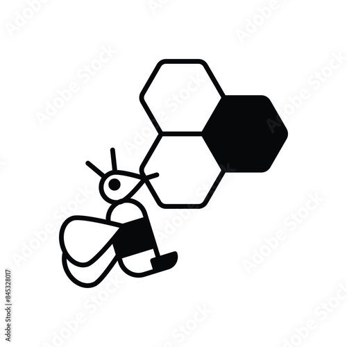 Bee vector icon