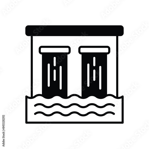 Dam vector icon