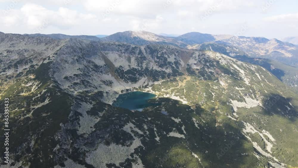 Amazing Aerial view of Rila mountain near The Stinky Lake (Smradlivoto Lake), Bulgaria Amazing Aerial view of Rila mountain near The Stinky Lake (Smradlivoto Lake), Bulgaria